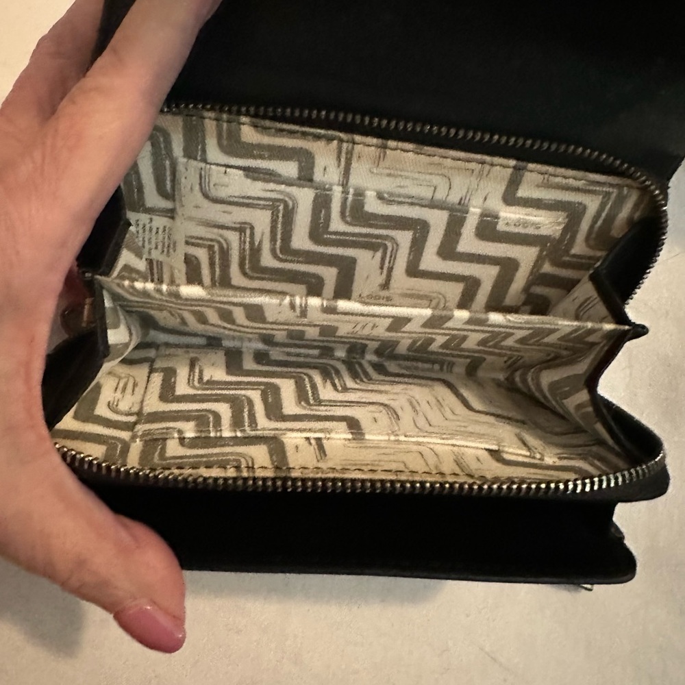 Lodis Metallic Gold Wristlet Clutch - Picture 5 of 6